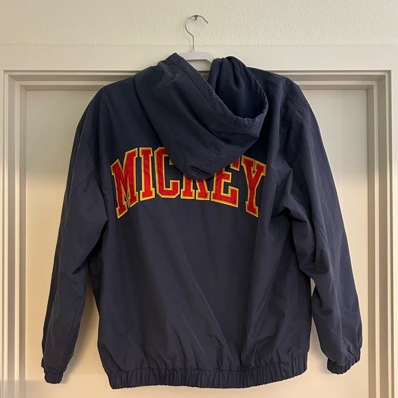Vintage Walt Disney World Mickey Mouse Zip-Up Jacket/Windbreaker (Unisex) - Picture 2 of 5